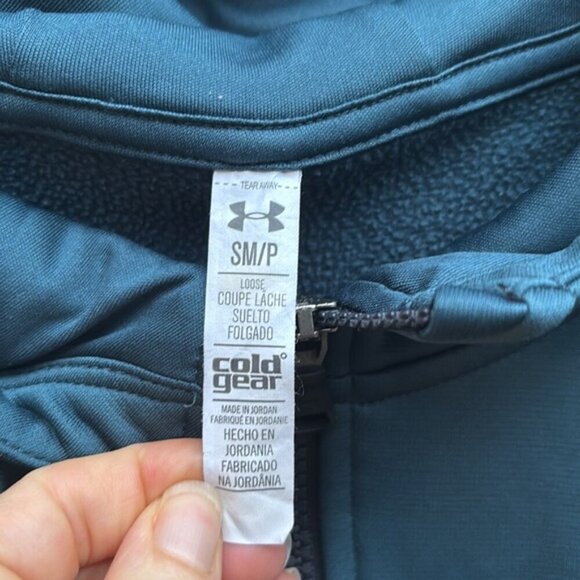 Under Armour Full Zip Hooded Sweatshirt Sz S - Picture 2 of 9